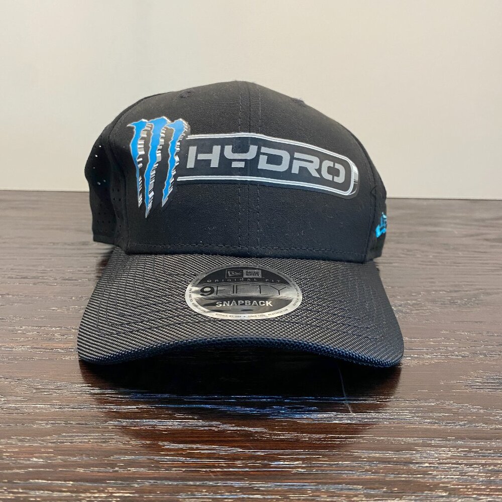 Monster Hydro Hat Cap Men One Size Black New Era 9Fifty Snapback Adjustable OSFM